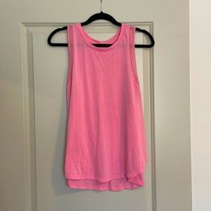 Pink athletic tank top. Size large.